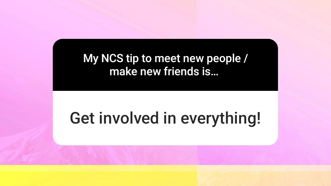 Get involved in everything