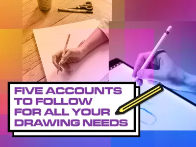 FIVE ACCOUNTS TO FOLLOW FOR ALL YOUR DRAWING NEEDS_BLOG TILE