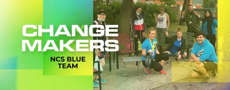 Change Makers Blue Team Header