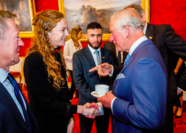 Usman meets Prince Phillip