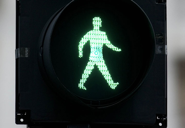 Traffic light Green Man